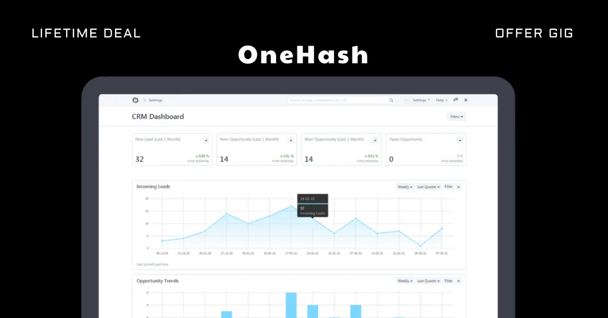 Read more about the article OneHash Lifetime Deal | CRM & ERP Tool For Small Businesses