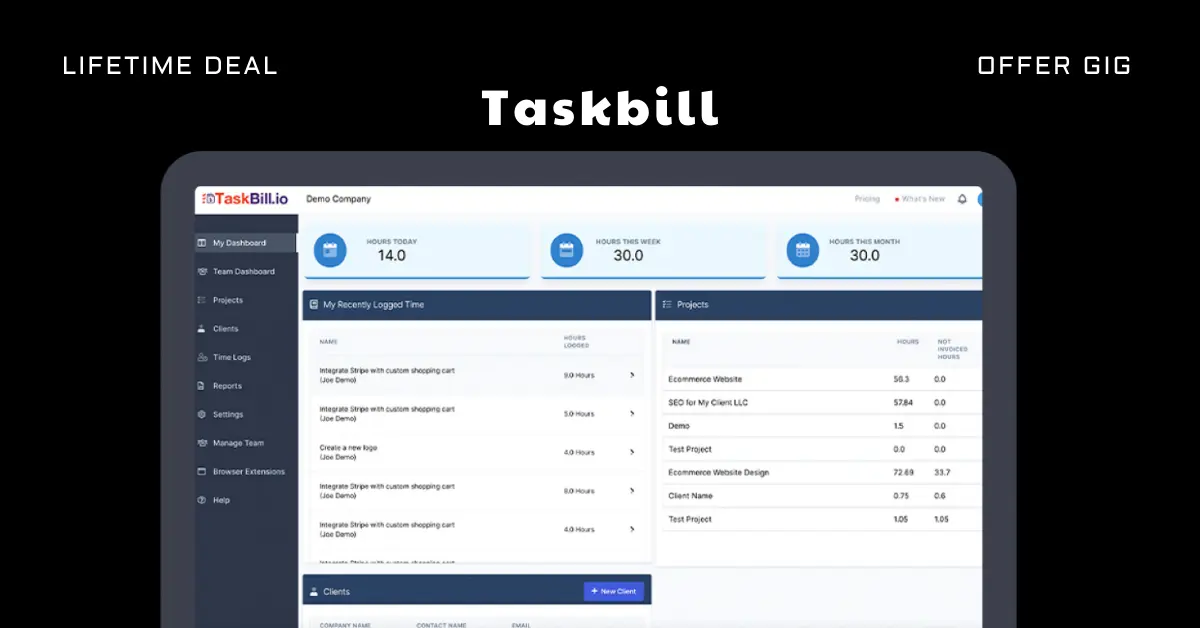 Read more about the article Taskbill Lifetime Deal | Track Your Time & Generate Invoices