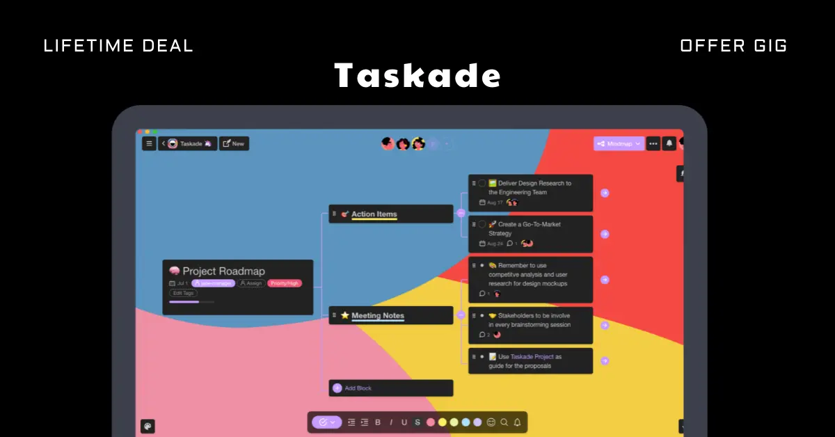 Read more about the article Taskade Lifetime Deal | Unified Team Collaboration Platform