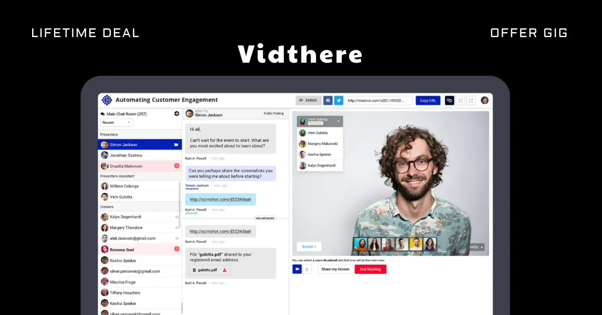 Read more about the article Vidthere Lifetime Deal | Easily Create Any Type of Webinar