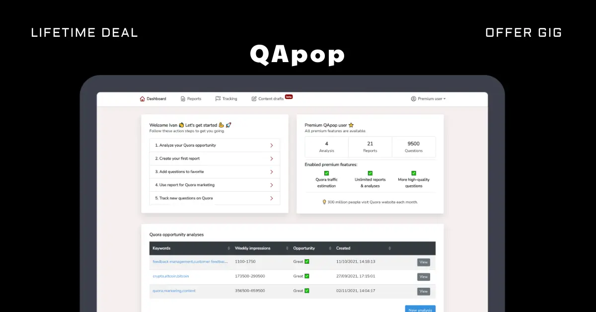 Read more about the article QApop Lifetime Deal | Discover Top Questions On Quora