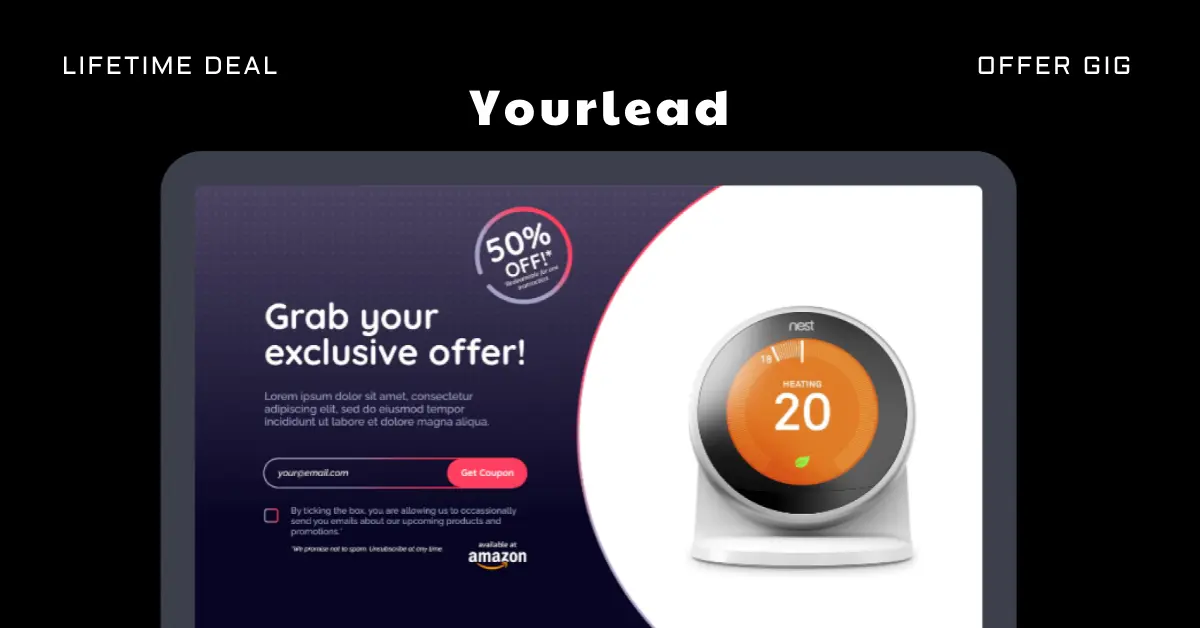 Read more about the article Yourlead Lifetime Deal | Generate Any Product Landing Page