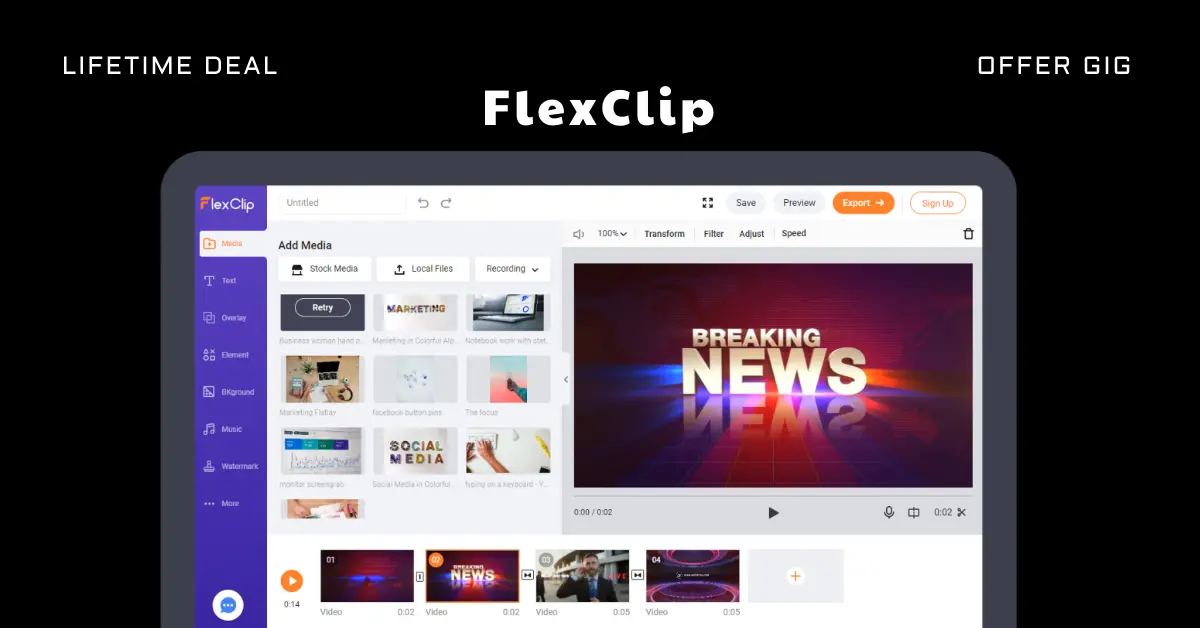 Read more about the article FlexClip Lifetime Deal | Fast & Easy Way To Make Videos