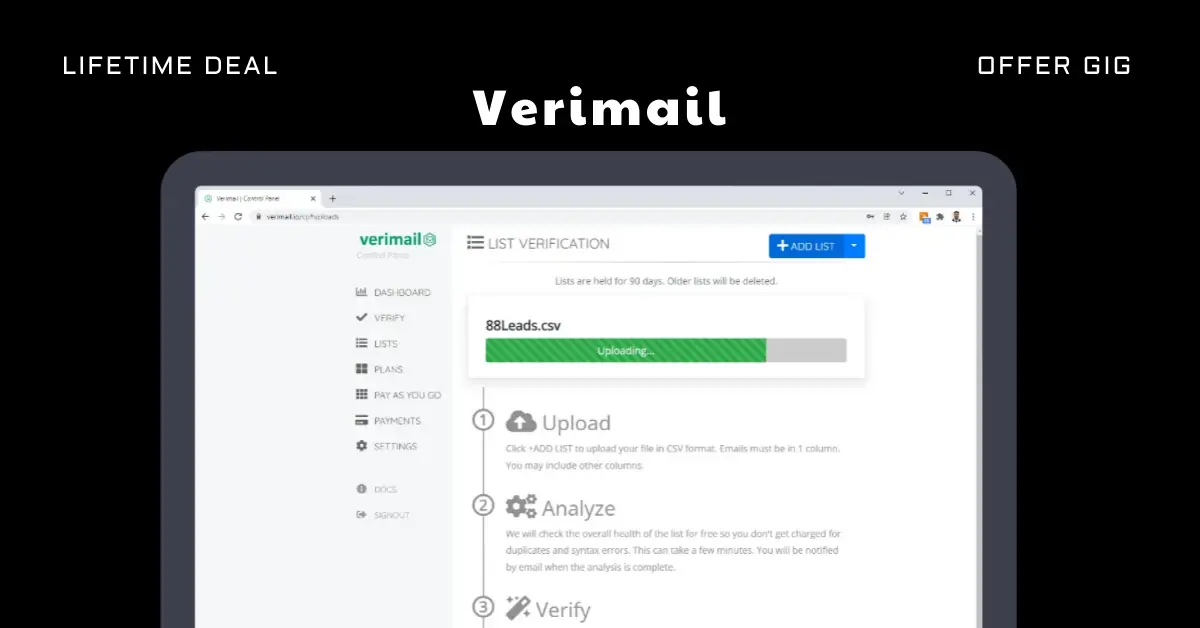 Read more about the article Verimail Lifetime Deal | Validate & Boost Your Email Lists