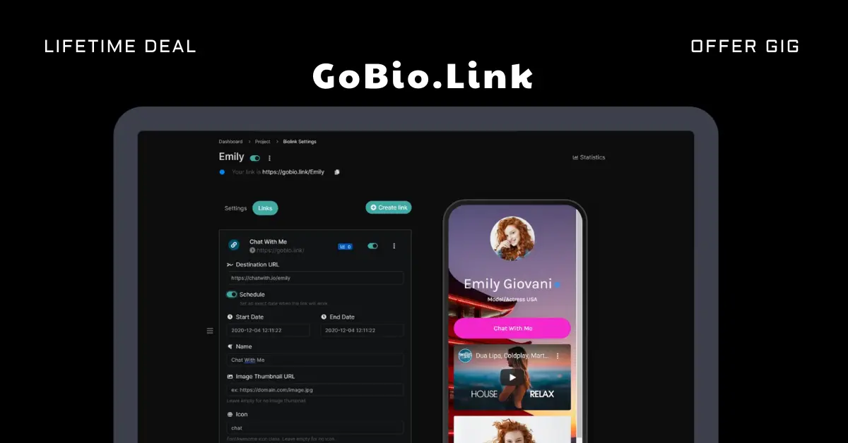 GoBio.Link Lifetime Deal