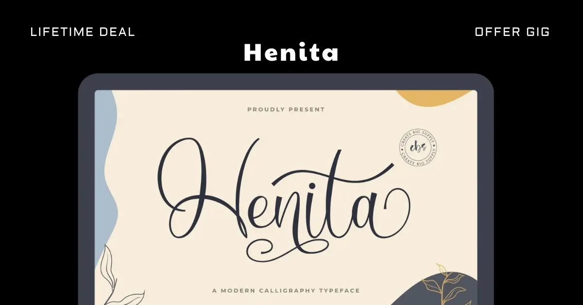 Henita Font Lifetime Deal