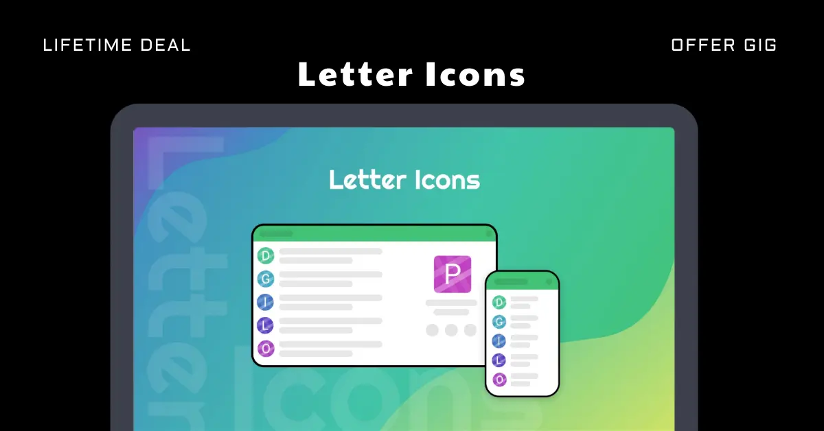 Read more about the article Letter Icons Lifetime Deal | A Great Set Of Profile Pictures