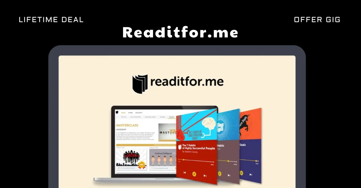 Read more about the article Readitfor.me Lifetime Deal | The Ultimate Book Summarizer