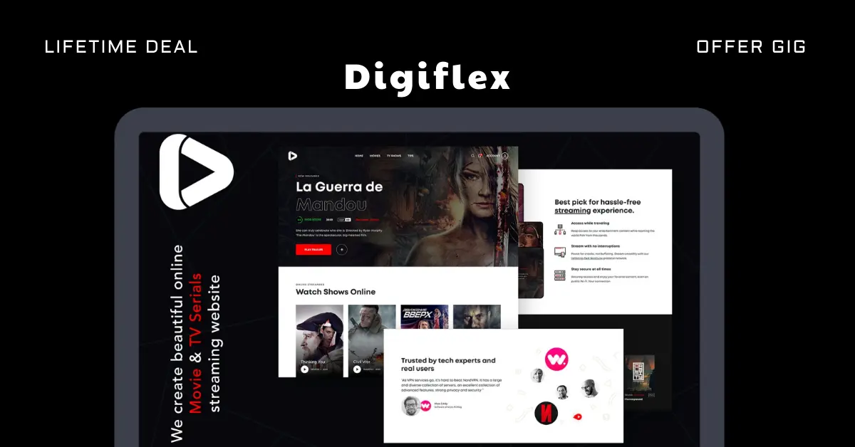 Read more about the article Digiflex Lifetime Deal | Movie Streaming WordPress Theme