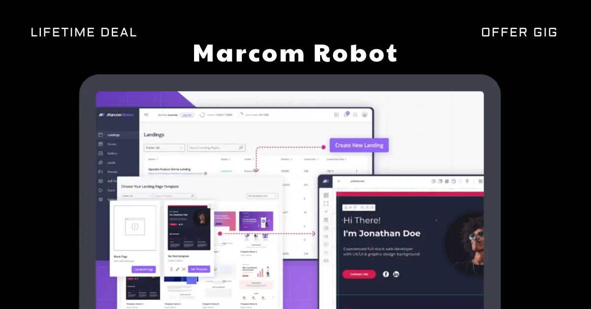 Read more about the article Marcom Robot Lifetime Deal | Create Landing Pages At Scales