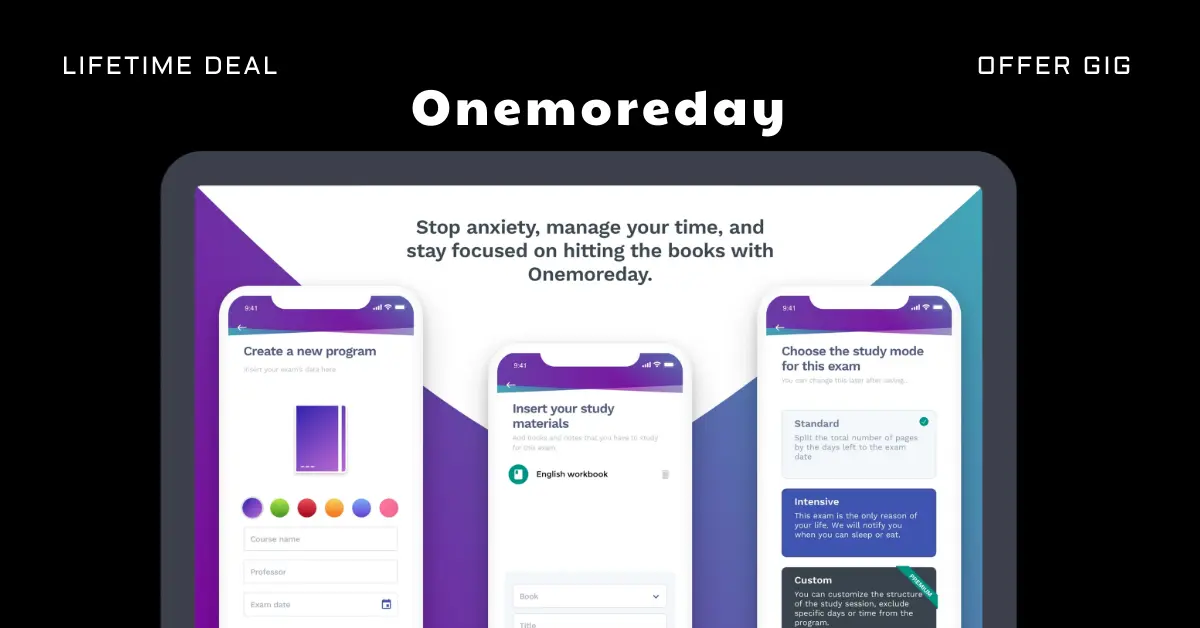 Read more about the article Onemoreday Lifetime Deal | Best Study Aid For Students