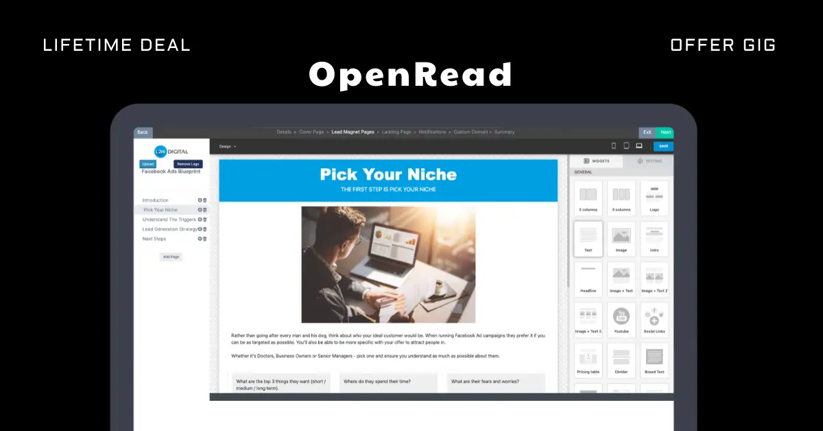 Read more about the article OpenRead Lifetime Deal | Converting Lead Generation Tool