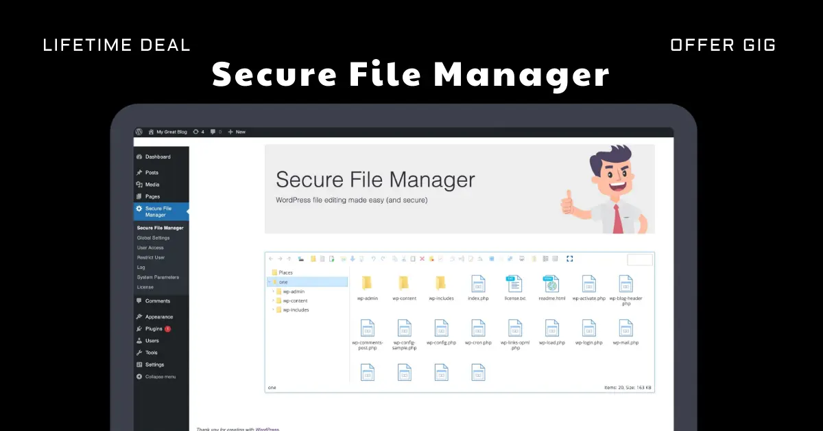 Read more about the article Secure File Manager Pro Lifetime Deal | WordPress Plugin