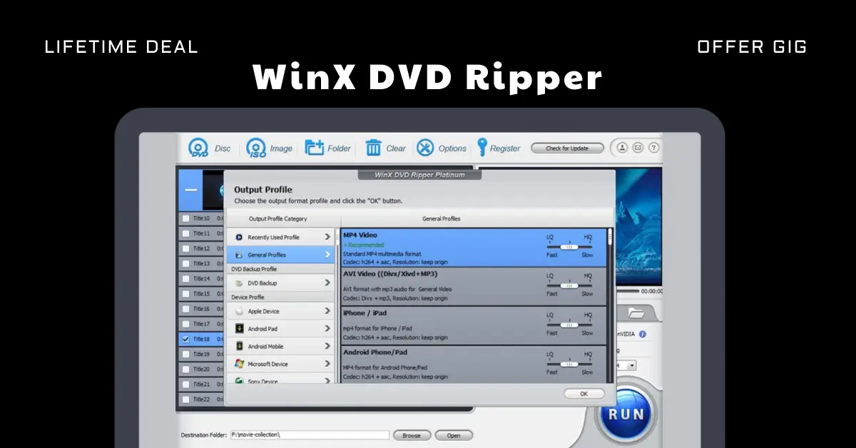 WinX DVD Ripper Lifetime Deal
