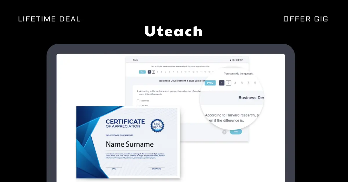 Read more about the article Uteach Lifetime Deal | Create Your Online Teaching Platform